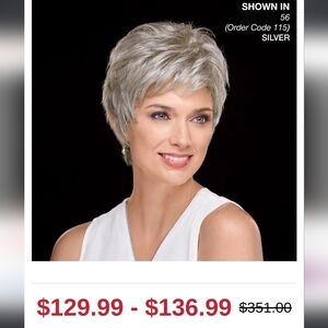NIB Paula Young Cara Wisper Light Wig